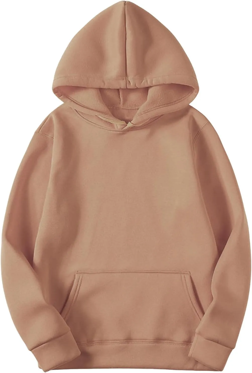 Womens Oversized Sweatshirts Casual Long Sleeve Fleece Hoodies Drawstring Pullover Fall Cute Outfits with Pocket