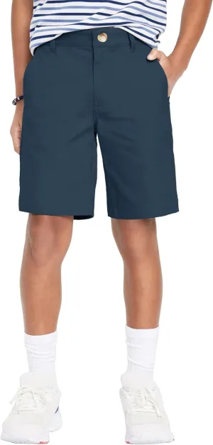 Youth Boys Golf Shorts Stretch Lightweight Kids School Uniform Clothes Flat Front Casual Khaki Hybrid Chino Dress Short